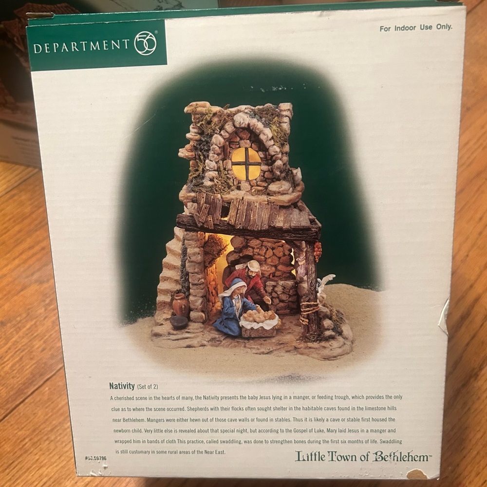 Department 56 Little Town of Bethlehem Nativity Set includes all pictured. - Picture 2 of 8